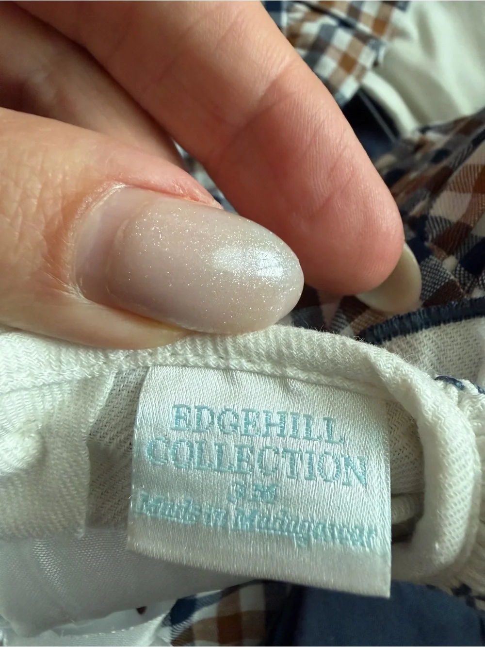 NWT Edgehill Collection Baby Girls Side-Tie Long Sleeve Plaid Romper 3M